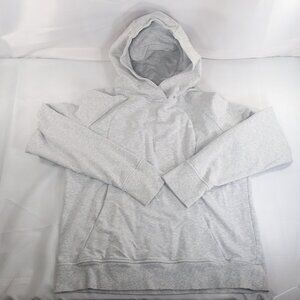 Lululemon Scuba Pullover Sweater Heather Grey Hoodie Hooded 8 W3CB4S Long Sleeve